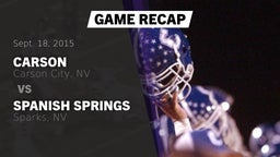 Recap: Carson  vs. Spanish Springs  2015