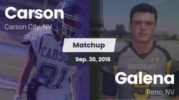 Matchup: Carson  vs. Galena  2016