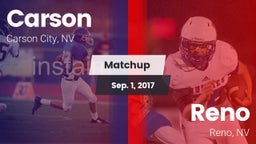 Matchup: Carson  vs. Reno  2017