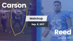Matchup: Carson  vs. Reed  2017