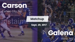 Matchup: Carson  vs. Galena  2017