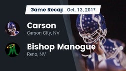 Recap: Carson  vs. Bishop Manogue  2017