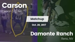 Matchup: Carson  vs. Damonte Ranch  2017
