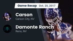Recap: Carson  vs. Damonte Ranch  2017