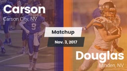 Matchup: Carson  vs. Douglas  2017