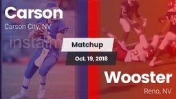 Matchup: Carson  vs. Wooster  2018