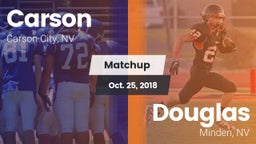 Matchup: Carson  vs. Douglas  2018