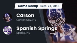 Recap: Carson  vs. Spanish Springs  2018