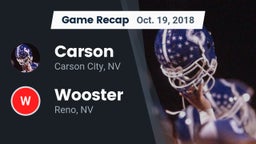 Recap: Carson  vs. Wooster  2018