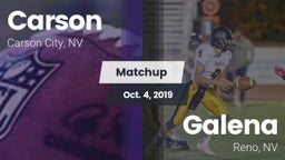 Matchup: Carson  vs. Galena  2019