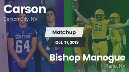 Matchup: Carson  vs. Bishop Manogue  2019
