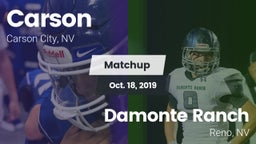 Matchup: Carson  vs. Damonte Ranch  2019