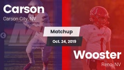 Matchup: Carson  vs. Wooster  2019