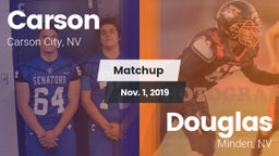 Matchup: Carson  vs. Douglas  2019
