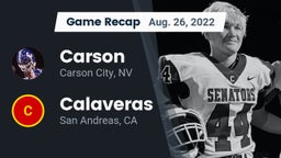 Recap: Carson  vs. Calaveras  2022