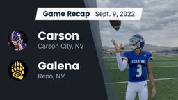 Recap: Carson  vs. Galena  2022