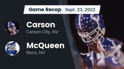 Recap: Carson  vs. McQueen  2022