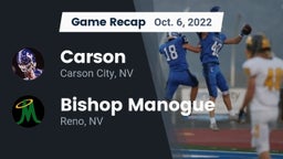 Recap: Carson  vs. Bishop Manogue  2022