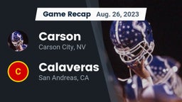 Recap: Carson  vs. Calaveras  2023
