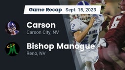 Recap: Carson  vs. Bishop Manogue  2023