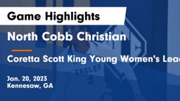 North Cobb Christian  vs Coretta Scott King Young Women's Leadership Academy  Game Highlights - Jan. 20, 2023
