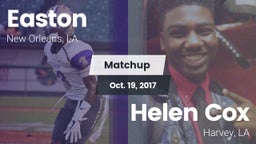 Matchup: Easton  vs. Helen Cox  2017