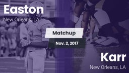 Matchup: Easton  vs. Karr  2017