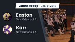 Recap: Easton  vs. Karr  2018