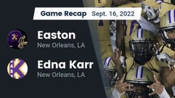 Recap: Easton  vs. Edna Karr  2022