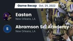 Recap: Easton  vs. Abramson Sci Academy  2022