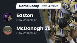 Recap: Easton  vs. McDonogh 35  2022