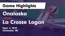 Onalaska  vs La Crosse Logan Game Highlights - Sept. 3, 2019