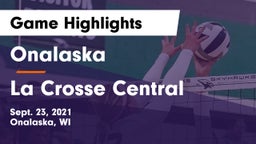 Onalaska  vs La Crosse Central  Game Highlights - Sept. 23, 2021