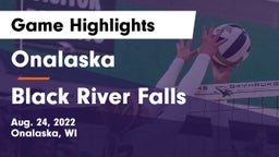 Onalaska  vs Black River Falls  Game Highlights - Aug. 24, 2022