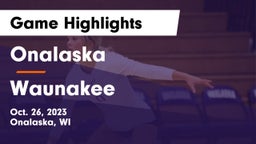 Onalaska  vs Waunakee  Game Highlights - Oct. 26, 2023