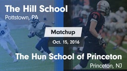 Matchup: The Hill School vs. The Hun School of Princeton 2016