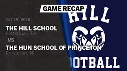 Recap: The Hill School vs. The Hun School of Princeton 2016