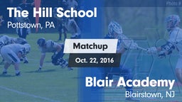 Matchup: The Hill School vs. Blair Academy 2016