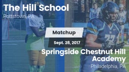 Matchup: The Hill School vs. Springside Chestnut Hill Academy  2017