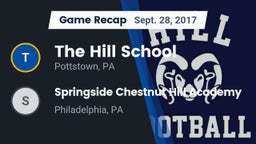 Recap: The Hill School vs. Springside Chestnut Hill Academy  2017