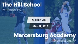 Matchup: The Hill School vs. Mercersburg Academy 2017
