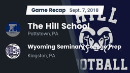 Recap: The Hill School vs. Wyoming Seminary College Prep  2018