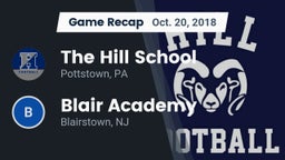 Recap: The Hill School vs. Blair Academy 2018