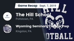 Recap: The Hill School vs. Wyoming Seminary College Prep  2019