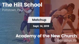 Matchup: The Hill School vs. Academy of the New Church  2019