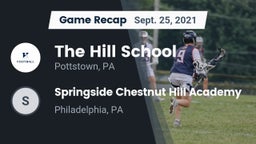 Recap: The Hill School vs. Springside Chestnut Hill Academy  2021