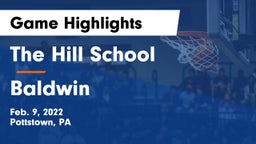 The Hill School vs Baldwin Game Highlights - Feb. 9, 2022