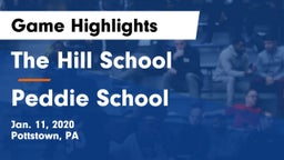 The Hill School vs Peddie School Game Highlights - Jan. 11, 2020