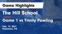 The Hill School vs Game 1 vs Trinity Pawling Game Highlights - Feb. 13, 2021