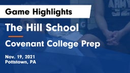 The Hill School vs Covenant College Prep Game Highlights - Nov. 19, 2021